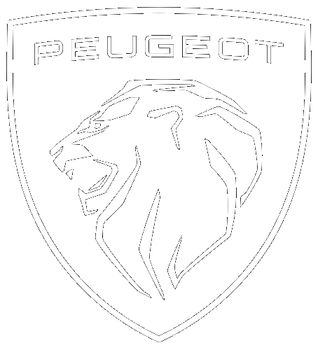 logo Peugeot blanco